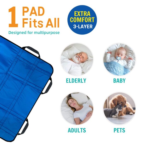 Multipurpose Comfort Pad: Ideal for All Ages and Pets.